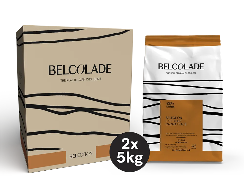 Belcolade Selection Lait Clair J Cacao-Trace (5kg Cacao-Trace o